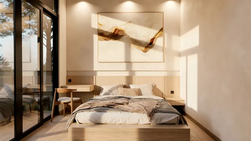 Bedroom in the afternoon light